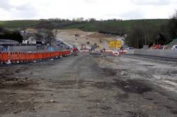 Western carriageway looking West