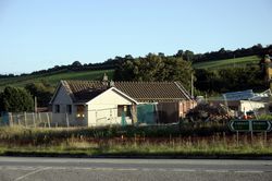 A38 - Looe Mills - demolishing the bungalow