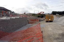 A38 - Looe Mills - retaining wall