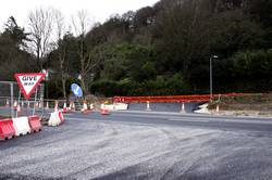 Looe Mills - temporary junction for Tollgate cottage