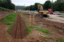 A38 - Moorswater - cable trench