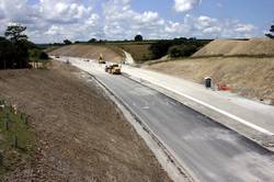 New bypass looking West