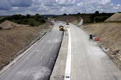 New bypass looking West