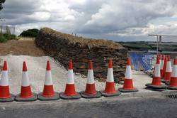 Havett Hill diverted footpath going East