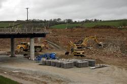 Removing the old A38 for the Eastern junction