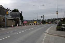 A38 - Traffic lights are switched off at Five Lanes