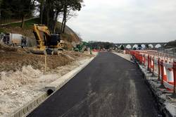 A38 - Tarmac has been laid for the Eastern carriageway