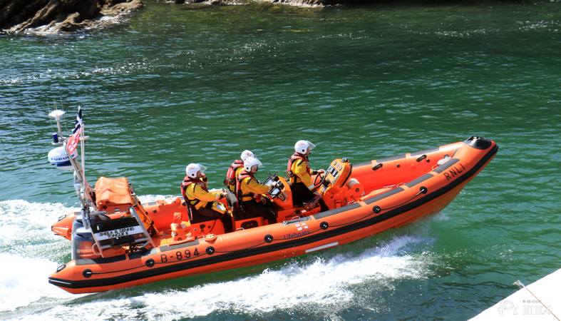 23 April 2017 - Looe RNLI Atlantic 85 B-894 Sheila and Dennis Tongue II © Ian Foster / fozimage