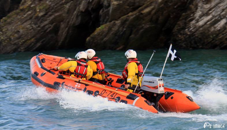 22 August 2017 - Shout #4 Looe RNLI D Class Ollie Naismith launching © Ian Foster / fozimage