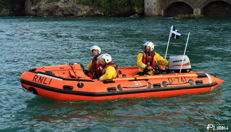 22 August 2017 - Shout #4 Looe RNLI D Class Ollie Naismith recovery © Ian Foster / fozimage