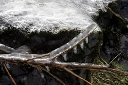 Ice formations - Devonport Leat - Raddick Hill