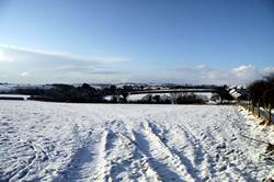 Cornwall snowscape