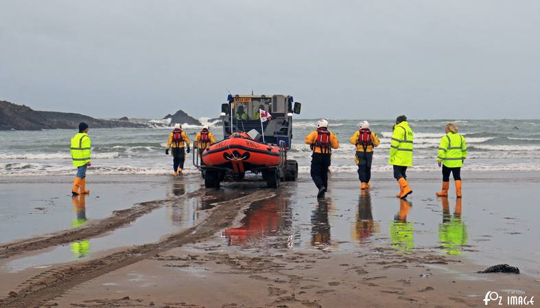 19 February 2017 - Bude RNLI surf training © Ian Foster / fozimage