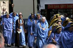 the procession in Fore street