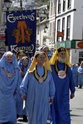 procession along Fore Street