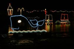 Christmas lights at Mousehole