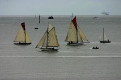 Racing in Plymouth Sound
