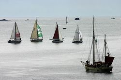 Racing in Plymouth Sound