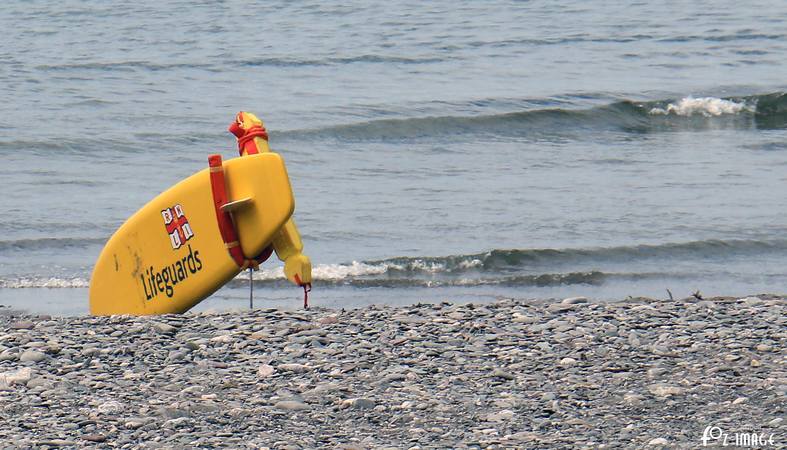 8 July 2017 - RNLI Lifeguards on Seaton beach © Ian Foster / fozimage