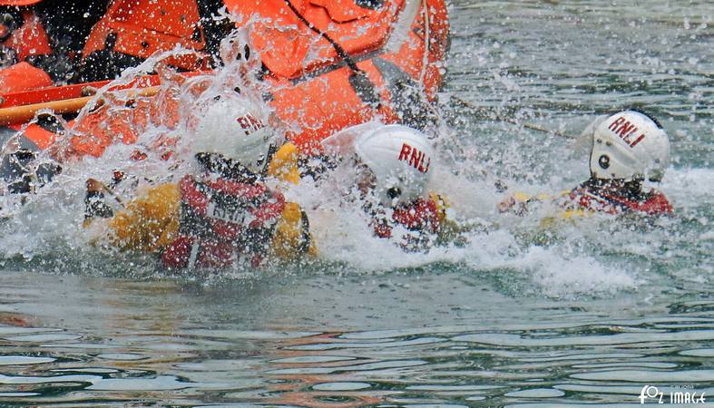 12 July 2017 - RNLI Capsize boat training © Ian Foster / fozimage