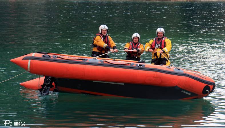 12 July 2017 - RNLI Capsize boat training © Ian Foster / fozimage