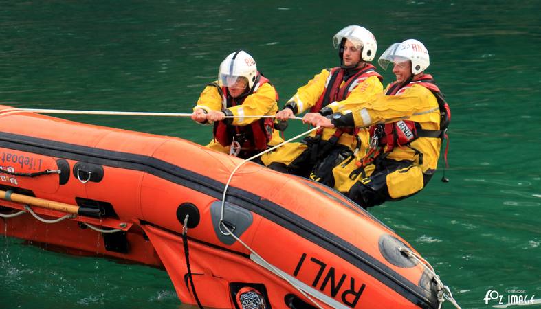 12 July 2017 - RNLI Capsize boat training © Ian Foster / fozimage