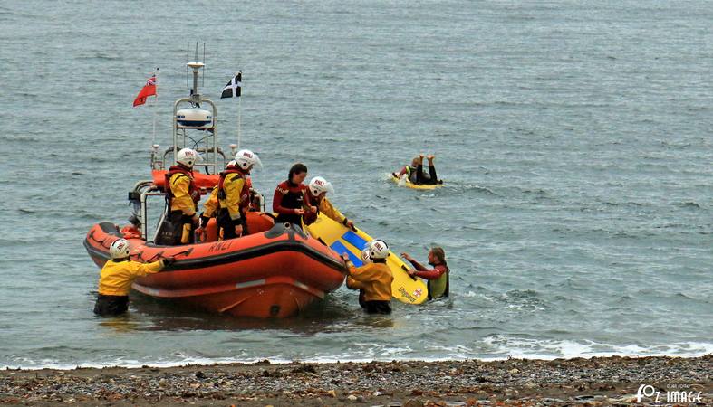 28 June 2017 - Looe RNLI Training with RNLI Lifeguards on Seaton beach © Ian Foster / fozimage