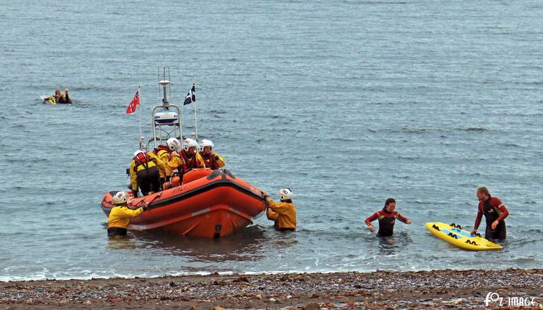 28 June 2017 - Looe RNLI Training with RNLI Lifeguards on Seaton beach © Ian Foster / fozimage