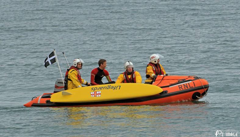 28 June 2017 - Looe RNLI Training with RNLI Lifeguards on Seaton beach © Ian Foster / fozimage