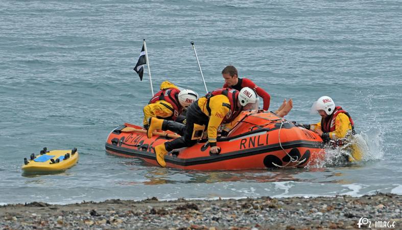 28 June 2017 - Looe RNLI Training with RNLI Lifeguards on Seaton beach © Ian Foster / fozimage