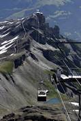Cable car at the Schilthorn