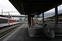 train from Lauterbrunnen and Grindelwald