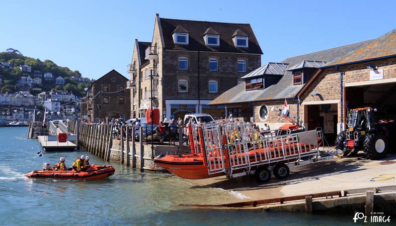 26 May 2017 - Looe RNLI inshore lifeboat recovery © Ian Foster / fozimage