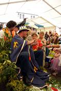 Polperro festival - Lord Mayor leaves Big Green