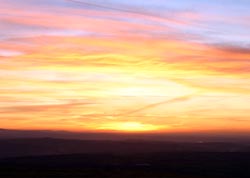 Sunrise over SE Cornwall